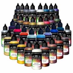 WPU Stardust Pro Airbrush-Farben – 35 Metallic-Farben