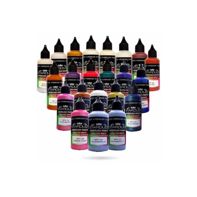 WPU Stardust Pro Airbrush-Farben – 20 Chamäleonfarben