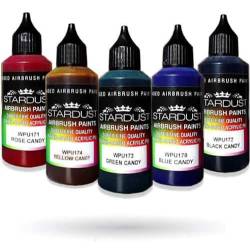 WPU Stardust Pro Airbrush-Farben – 11 CANDY-Farben