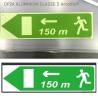 Photolumineszierende Schilder für Tunnel