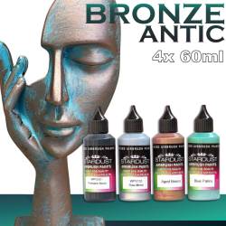 Farbe mit patiniertem Bronzeeffekt – komplettes Acryl-Set