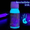 Unsichtbare fluoreszierende Druckertinte für den UV-Druck