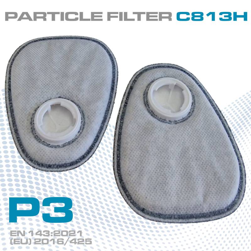 P3-Filterpatrone für professionelle Atemschutzmasken zum Lackieren und Schleifen