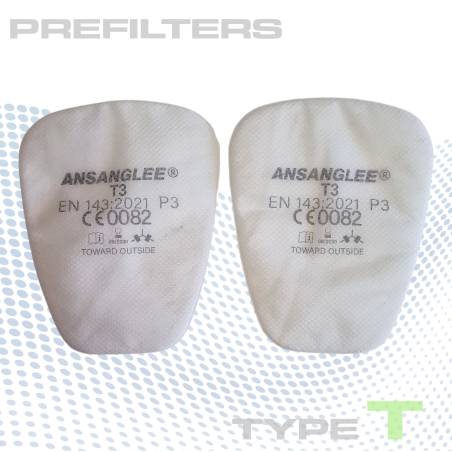 Professioneller P3-Vorfilter für Lackiermasken