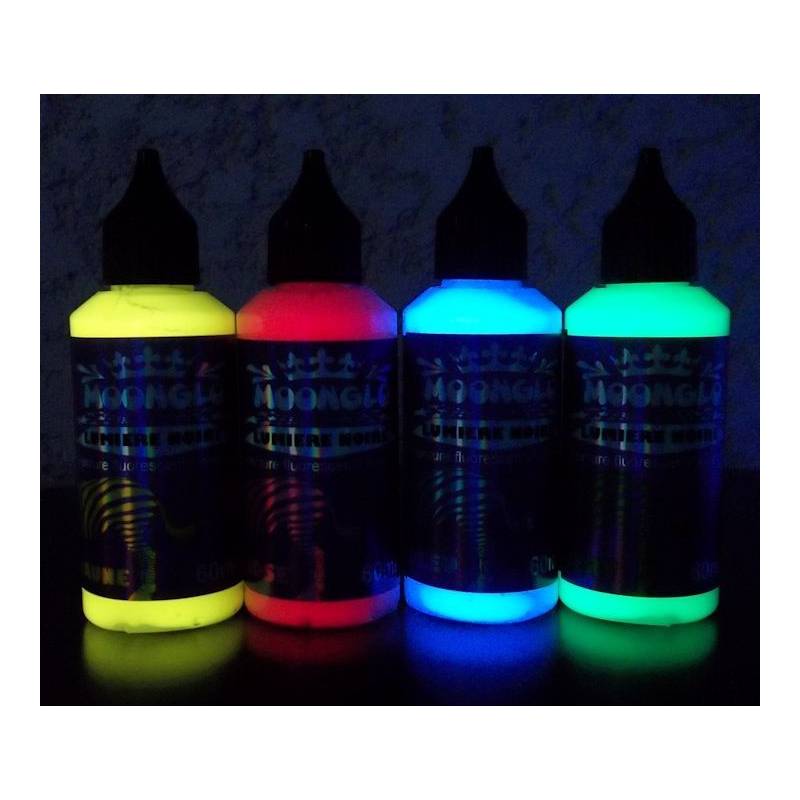 Schwarzlicht unsichtbarer fluoreszierender 4 Farben Standard