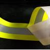 Retroreflektierendes und fluoreszierendes Nähband