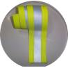 Retroreflektierendes und fluoreszierendes Nähband
