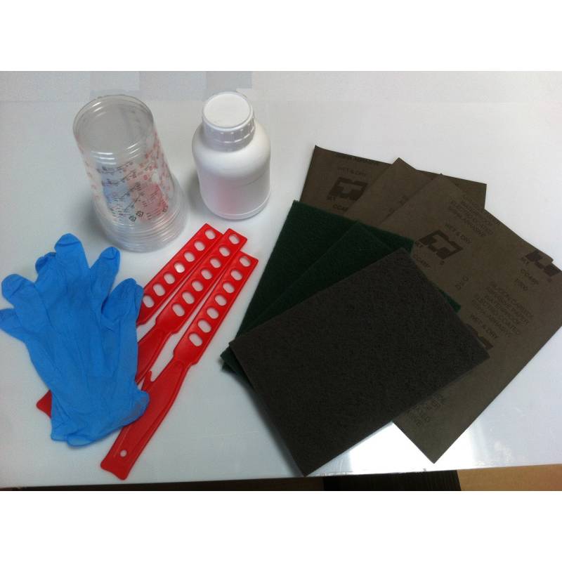 TOOL KIT FÜR DIE ANWENDUNG VON HARZ