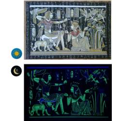 Entdecken Sie auf dieser Seite, unsere 10 photolumineszenten Papyrus Modellen, in Ägypten hergestellt.  Lieferung in 24 Stunden.