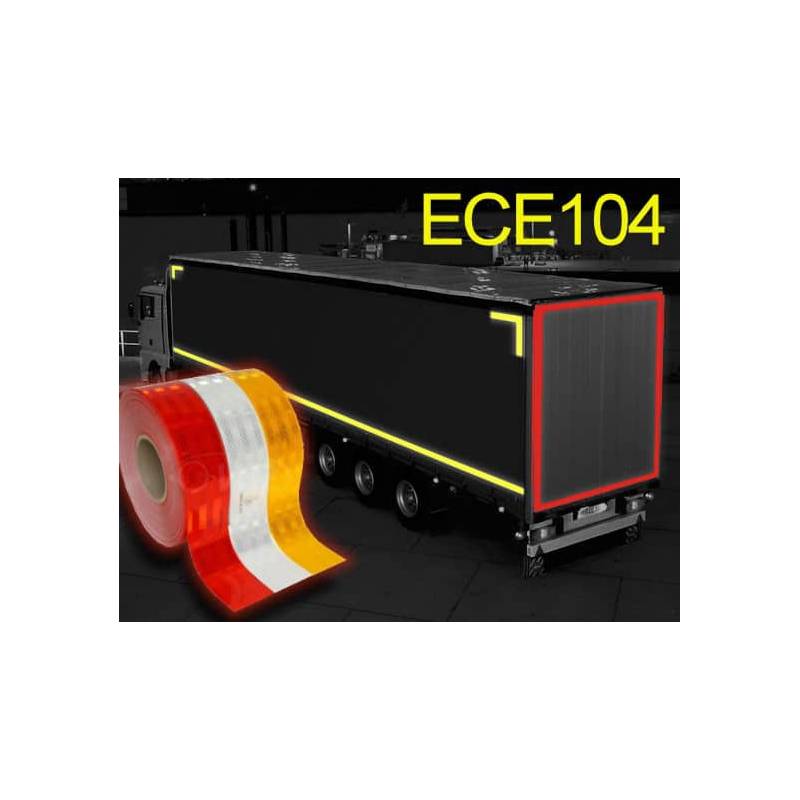 LKW und Anhänger Reflektorstreifen Klasse C ECE 104 – 5cm x 50m