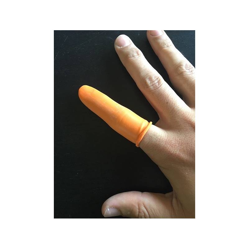 Gummihandschuhe für die Finger - Packung mit 100