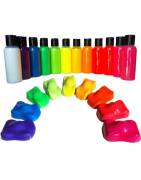 Fluoreszierende Farbe
