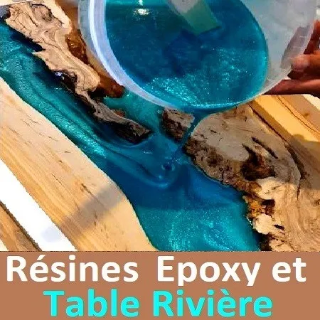 Epoxy Harze und „Fluss-tisch“